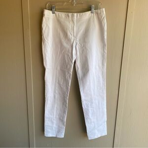 Calvin Klein White Ankle Cropped Pants Lightweight